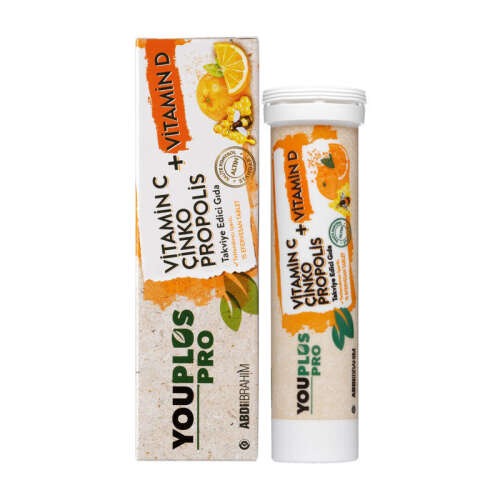 YouPlus Pro Vitamin C Çinko Propolis Takviye Edici Gıda 15 Tablet - 3