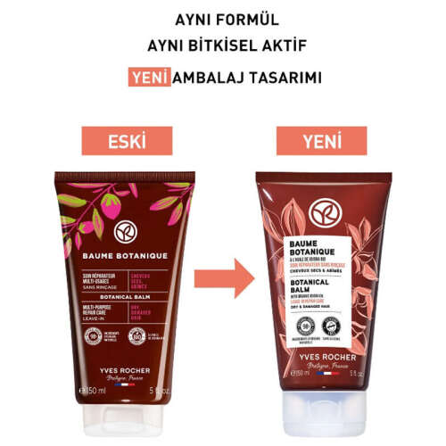 Yves Rocher Botanik Balsam Durulanmayan Bakım Kremi 150 ml - 5