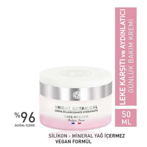 Yves Rocher Bright Botanical Leke Karşıtı Aydınlatıcı Günlük Bakım Kremi 50 ml - 1