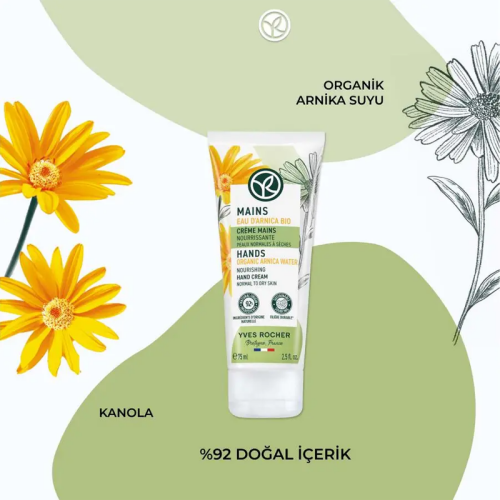 Yves Rocher Nemlendirici ve Besleyici El ve Tırnak Bakım Kremi 75 ml - 3