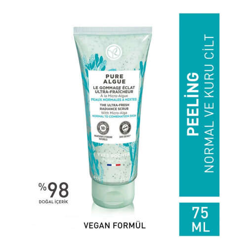 Yves Rocher Pure Algue Nemlendirici ve Canlandırıcı Peeling 75 ml - 1