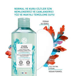 Yves Rocher Pure Algue Nemlendirici ve Ferahlatıcı Yüz ve Makyaj Temizleme Suyu 400 ml - 3