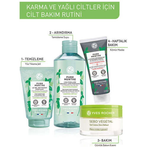 Yves Rocher Pure Menthe Arındırıcı Yüz ve Makyaj Temizleme Suyu 400 ml - 4