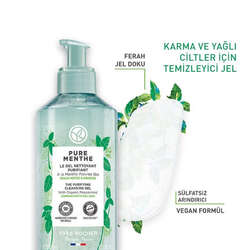 Yves Rocher Pure Menthe Gözenek Arındıran Yüz Yıkama Jeli 390 ml