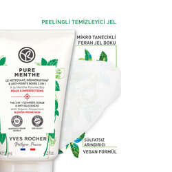 Yves Rocher Pure Menthe Peeling Etkili Yüz Yıkama Jeli 125 ml