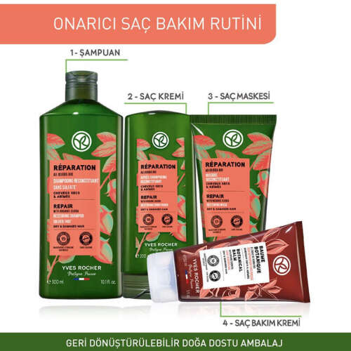 Yves Rocher Reparation Prebiyotik Saç Kremi 200 ml - 5