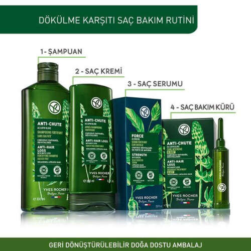 Yves Rocher Saç Dökülmesine Karşı Şampuan 300 ml - 6