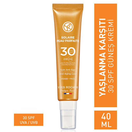 Yves Rocher Solaire Peau Parfaite 30 Spf Yaşlanma Karşıtı Güneş Kremi 40 ml - 2