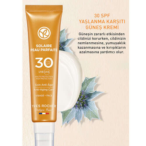 Yves Rocher Solaire Peau Parfaite 30 Spf Yaşlanma Karşıtı Güneş Kremi 40 ml - 5