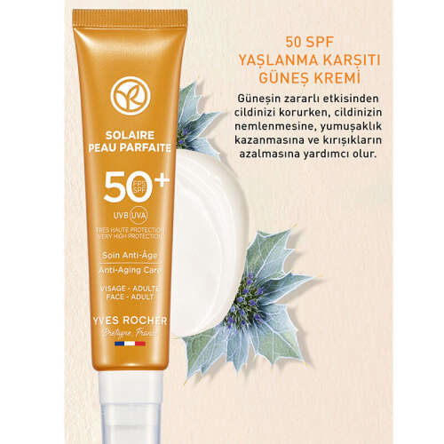 Yves Rocher Solaire Peau Parfaite Spf 50 Yaşlanma Karşıtı Güneş Kremi 40 ml - 3