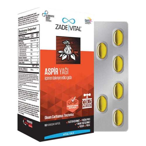 Zade Vital Aspir Yağı 60 Yumuşak Kapsül - 1