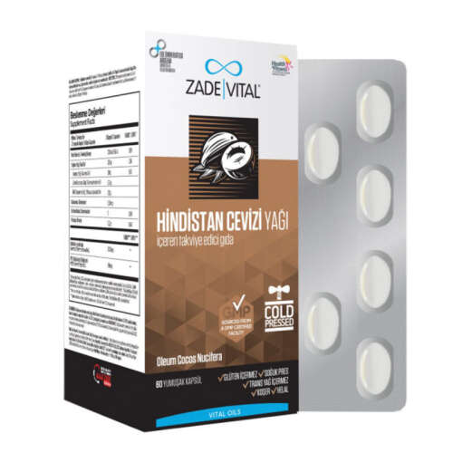 Zade Vital Coconut Oil 60 Yumuşak Kapsül 1000mg - 1