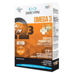 Zade Vital Omega 3 Forte Balık Yağı 40 Yumuşak Kapsül - 1