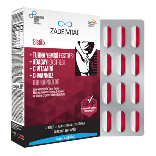 Zade Vital Sistifix Takviye Edici Gıda 20 Kapsül - 1