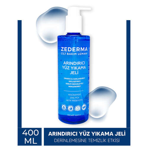 Zederma Arındırıcı Yüz Yıkama Jeli 400 ml - 2