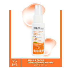 Zederma Spf 50 Bebek ve Çocuk Güneş Koruyucu Sprey 75 ml - 1