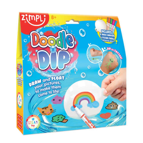 Zimpli Kids Doodle Dip Suda Yüzen Dövme Seti - 1